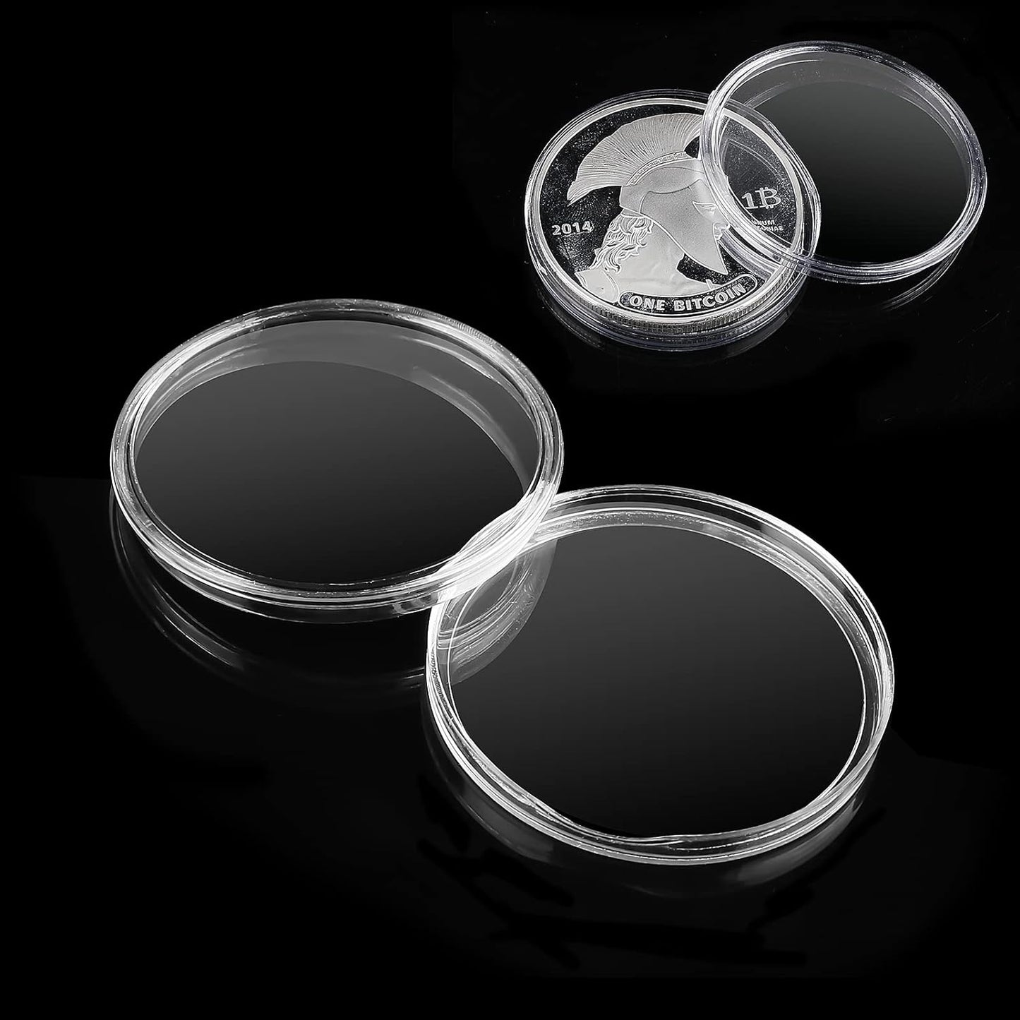 Cápsulas de monedas de plástico 40mm