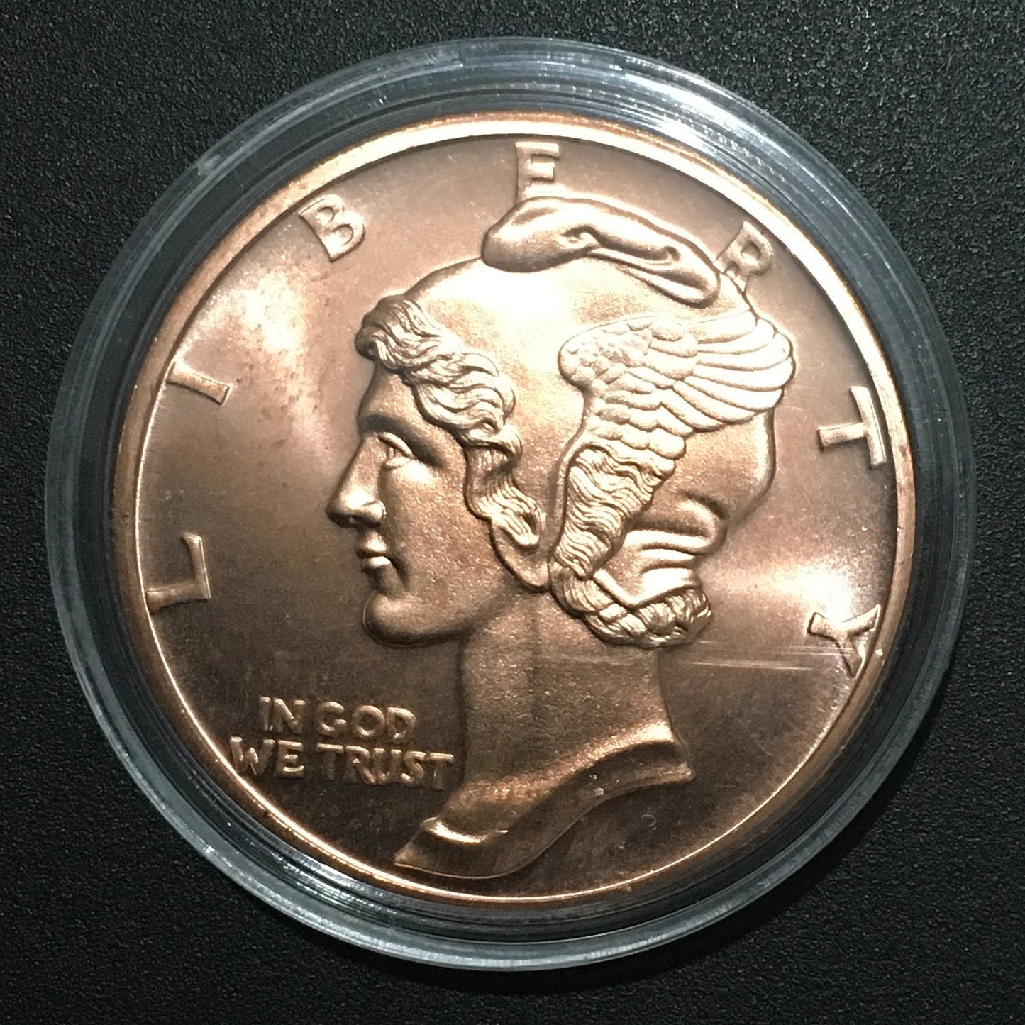 Onza de Cobre - Mercury