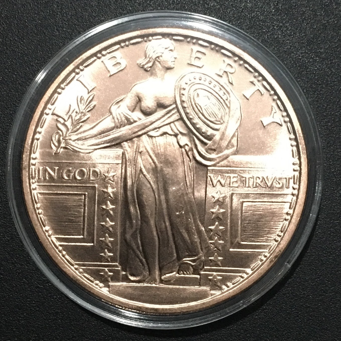 Onza de Cobre - Standing Liberty