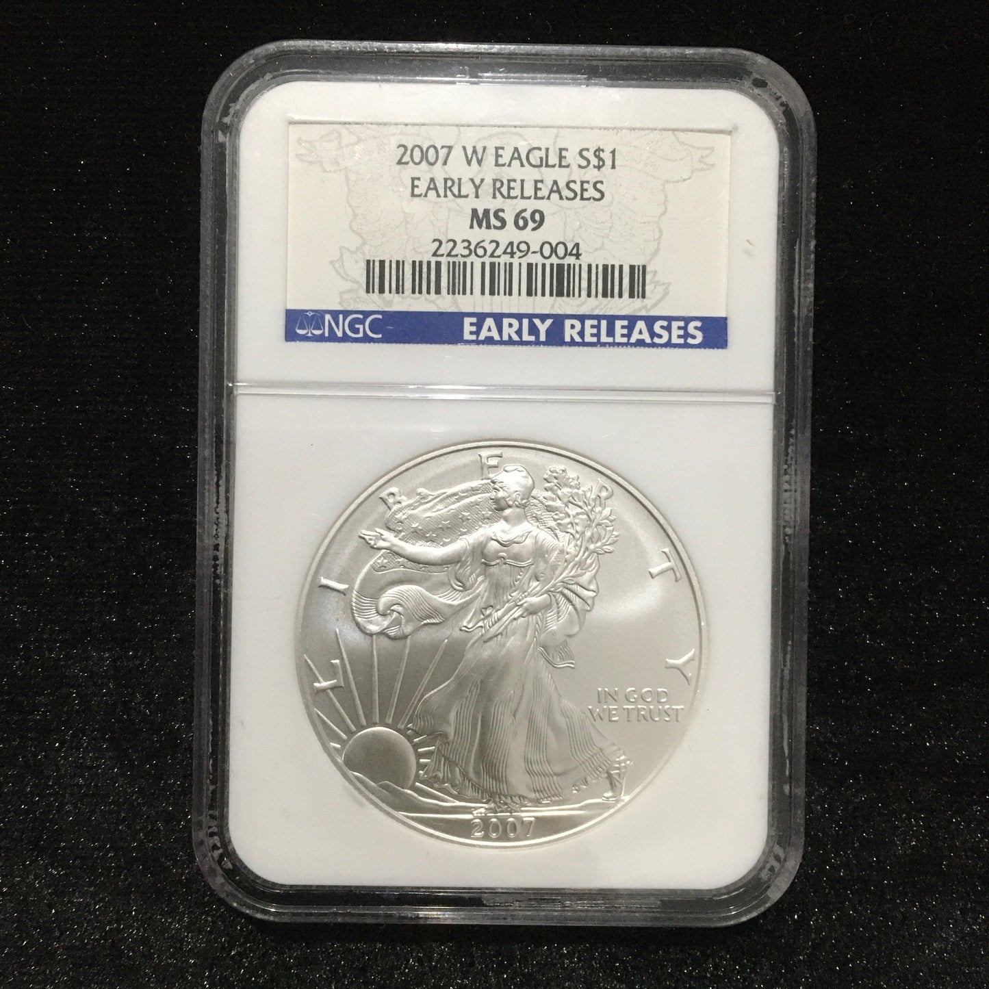 1 Dólar de EEUU del 2007 W - Silver Eagle