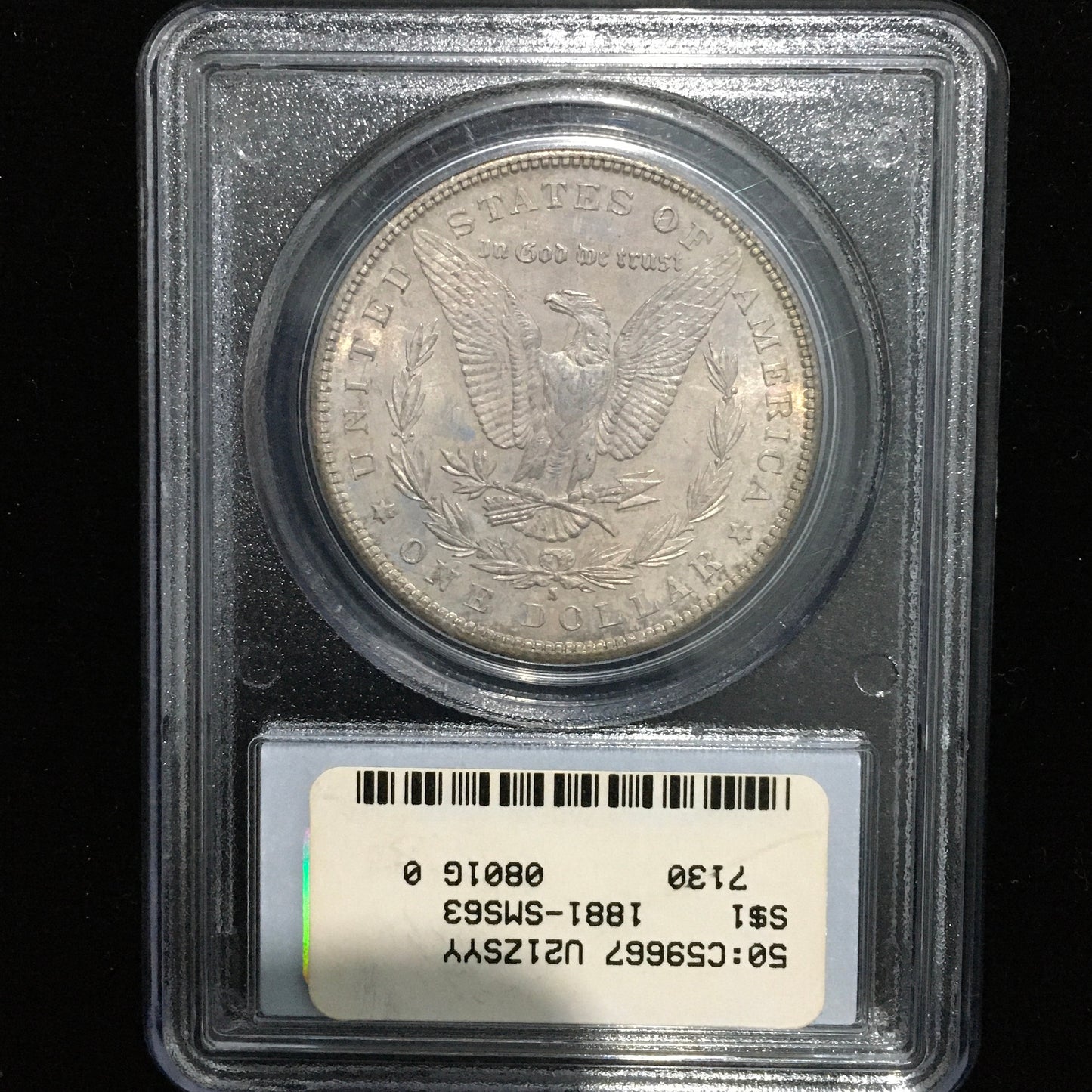 1 dólar de 1881 S - Morgan Dollar (Toneada)