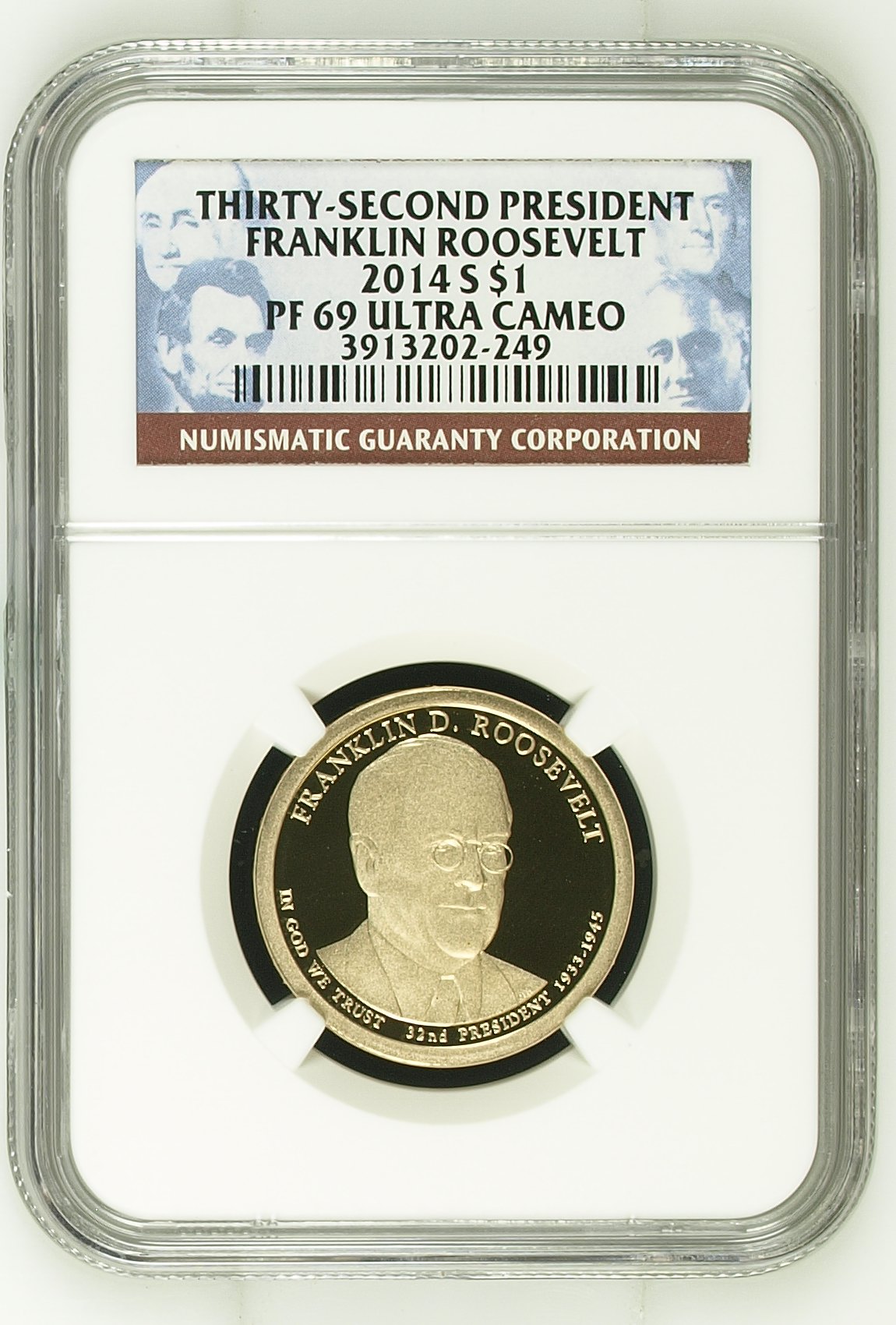 Moneda certificada 2014 NGC