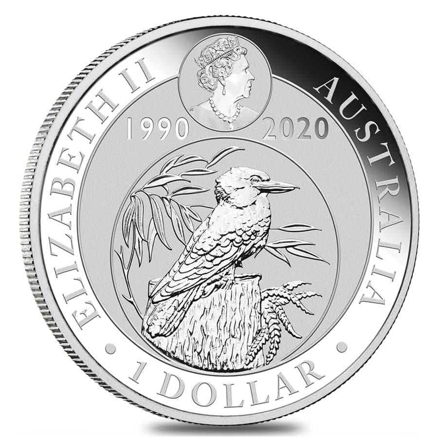 1 Dólar de Australia del 2020 - Kookaburra Australiano