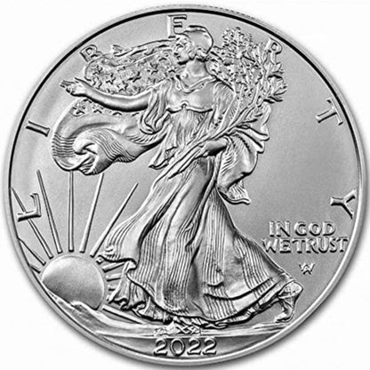 2022 American Silver Eagle 0.999 Fine Silver.