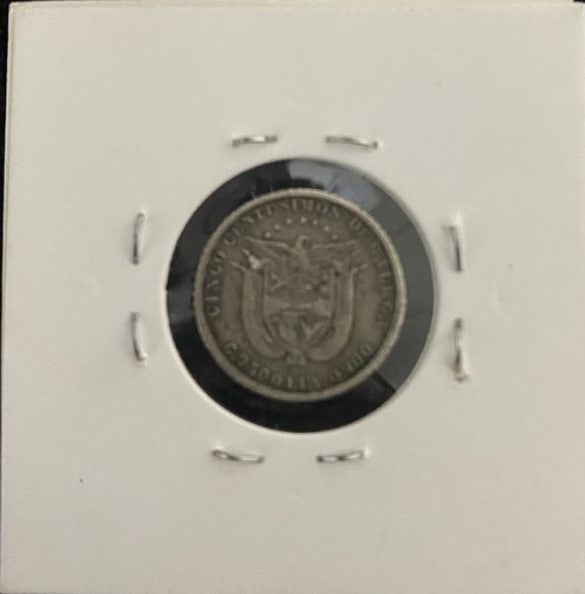 Moneda de 5 centésimo 1904.