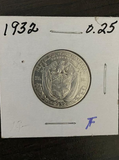 25 centavo de 1932 grado F